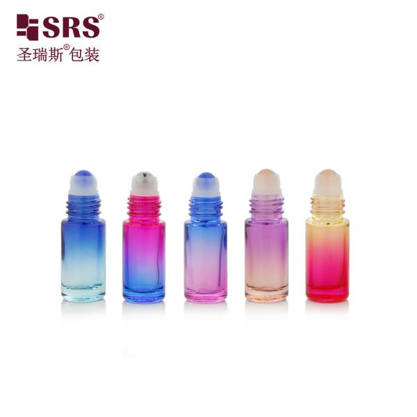 BLPM-5ML SRS Wholesale Clear Transparent Mold Thick Wall Hard Glass Roll On Bottle For Essential Oil No Leakage