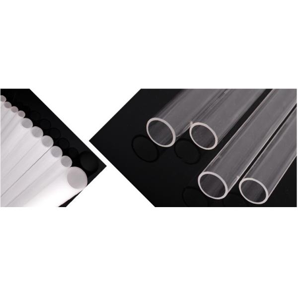 Отполированная трубка кварца Dia 200mm JGS2 JGS1 медицины