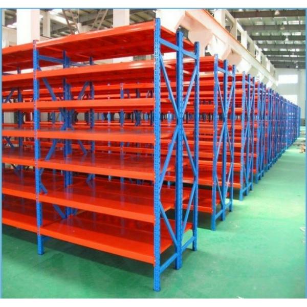 Sistema de estanterías de acero duradero de servicio medio Marco vertical para almacenamiento en almacén