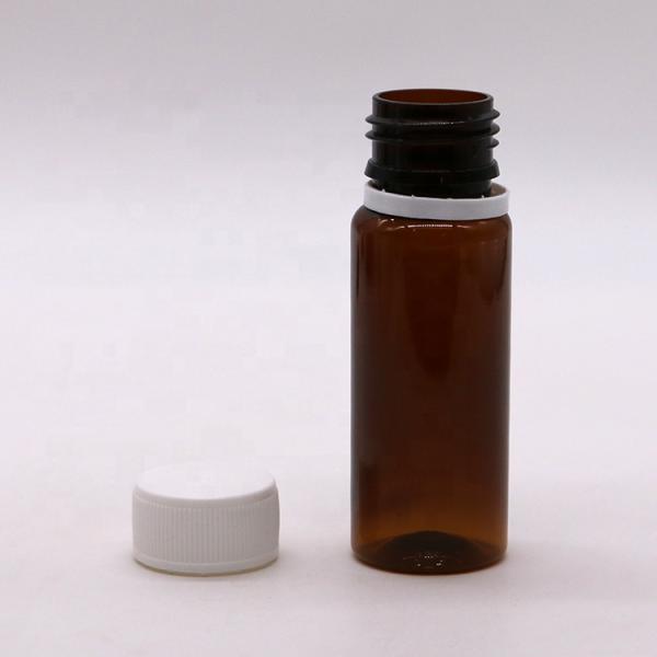 Материал тела ПЭТ 50 мл Пластиковая жидкая бутылка для медицинской упаковки и пероральной жидкости