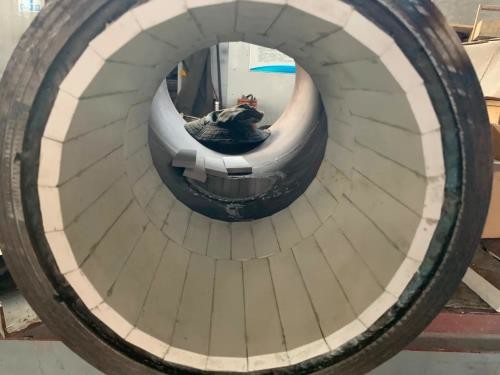 White Color  Lined Ceramic Tee ODM Wear Resistant Ceramic Tube