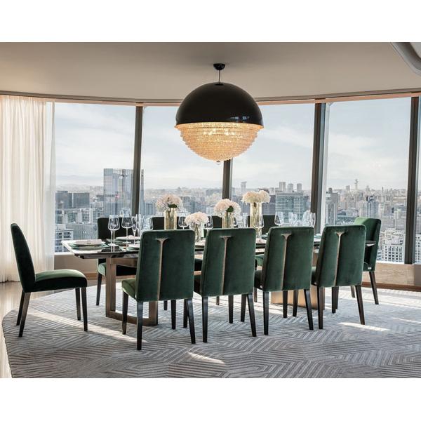 Мебель столовой таблицы столешницы ноги нержавеющей стали современная мраморная