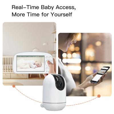 1080p HD WiFi Baby Monitor with 360° Rotation & 2-Way Audio