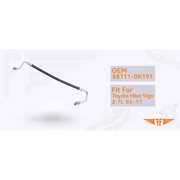 Hilux Vigo 88711-0K191 Auto Air Conditioner Hose 2.7L AC Discharge Hose