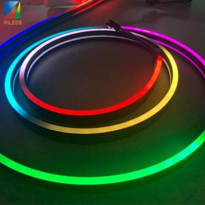 WS2811 LED bande néon, couleur noire Silicone lumière néon pleine température de