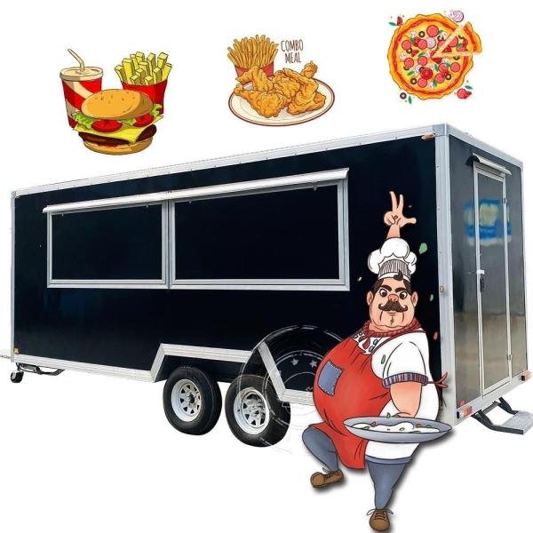 Street Commercial Food Truck for Food Store Fully Equipped Restaurant Customized Size