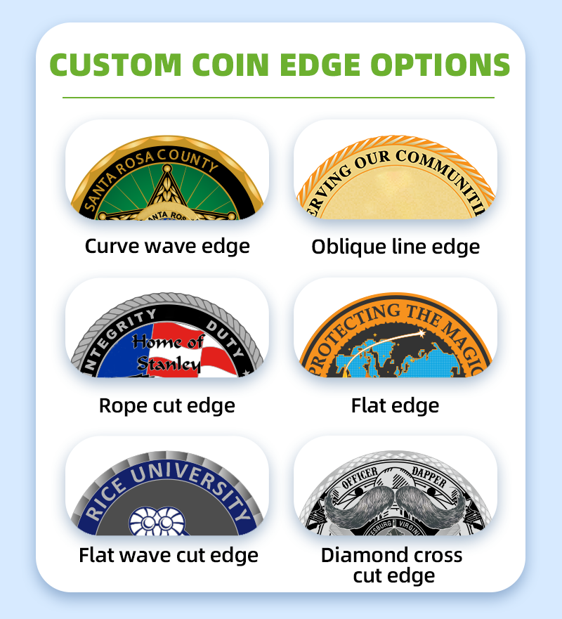 Custom Zinc Alloy Challenge Coins with Antique Finish and Custom Logo for Souvenirs