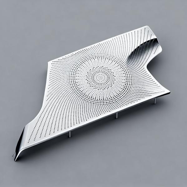 Photo Etch Mesh Custom Chemical Etching Perforated Metal Speaker Grills