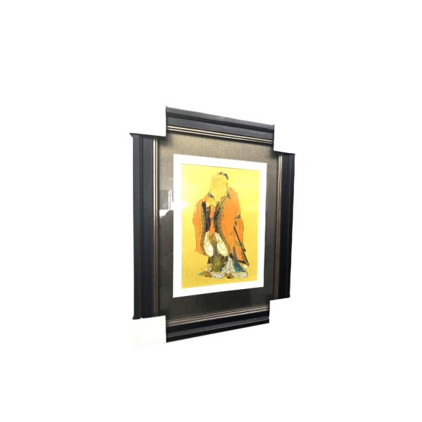 Square Decor Gold Framed Wall Art For Bedroom 500 x 700mm Contemporary