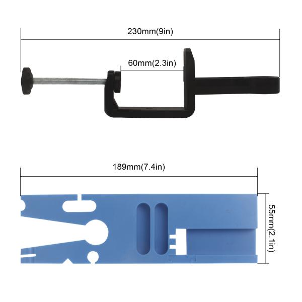 V Slot Workbench Jewelers Bench Clamp 2.35mm Handle Diameter