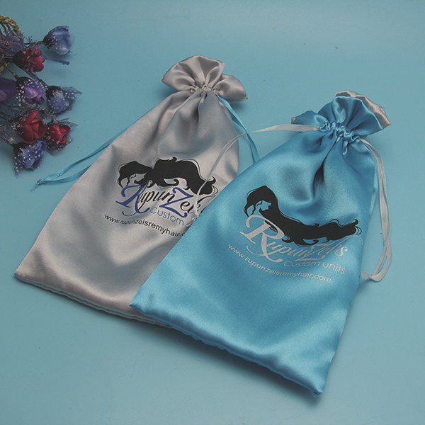 Сумки роскошного Силк расширения волос сатинировки упаковывая, персонализированные сумки Органца сатинировки