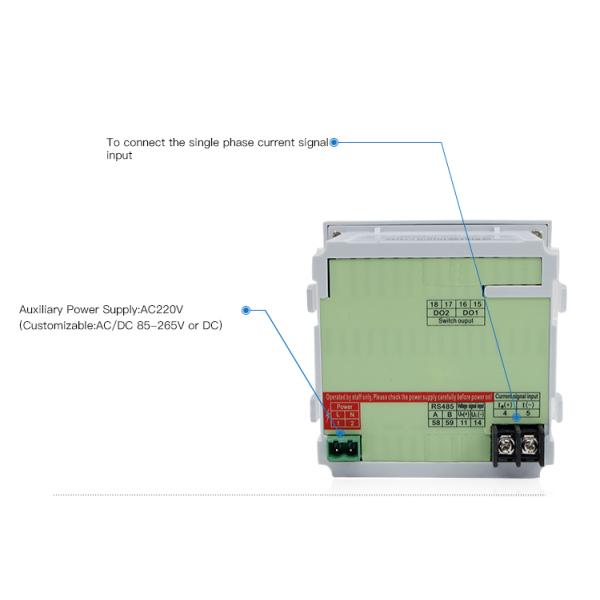 Factory bottom price RH-DA21 ampere meter Single Phase Digital Analog Ampermeter