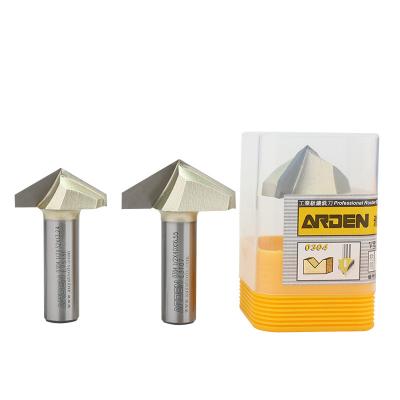 1/4 X 3/8  CNC Wood Bit V Type  Slotting Cutter Arden 0304  Cnc Wood Mill