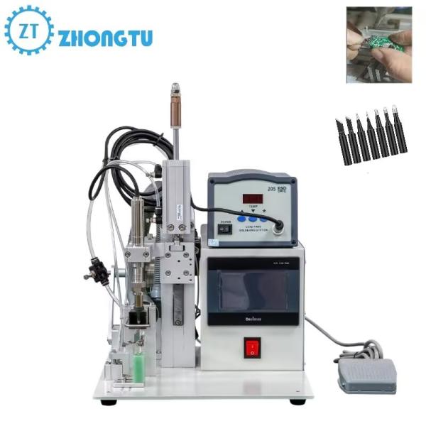Semi Automatic LED Strip Soldering Machine for SMT PCB Assembly and USB Cable Connection 2.5kg 0.5Mpa