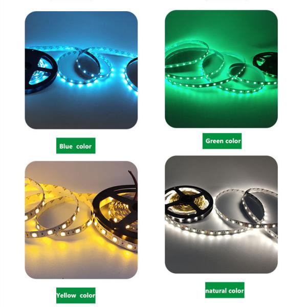 Luz de tira interior plástica luminosa del flujo 40LM 2835 SMD 12V LED