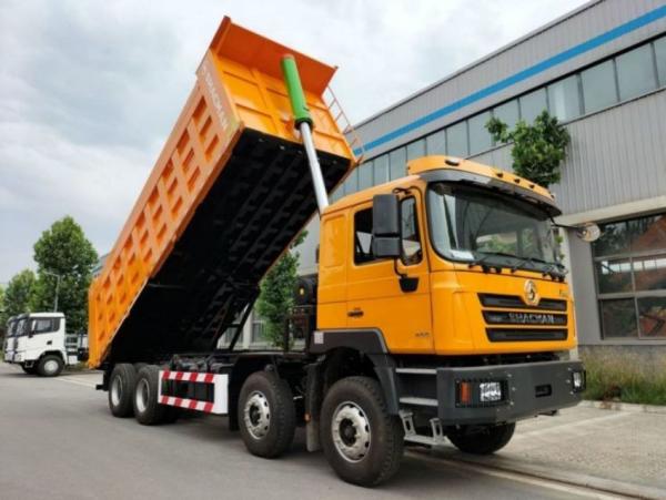 SHACMAN F3000 Dump Truck 8x4 380hp EuroII amarelo doméstico