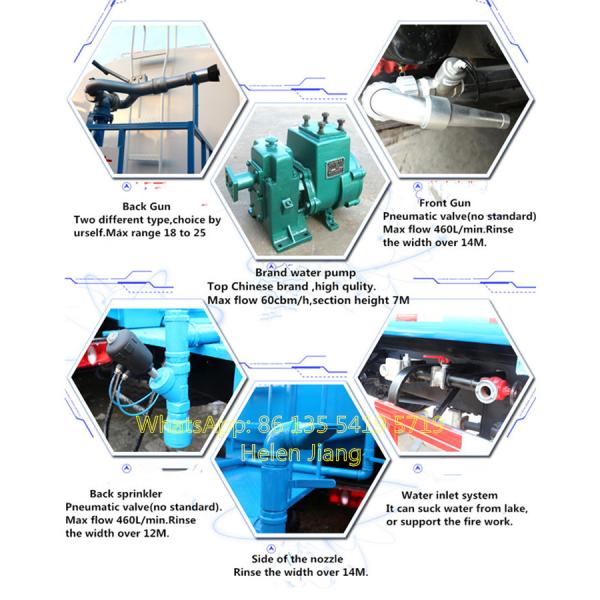 ISUZU 6 Wheeler 14M3 4T Water Sprinkler Truck