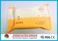 Chiffons 100% humides de bébé de coton aucun parfum aucune taille rescellable de voyage d'irritation