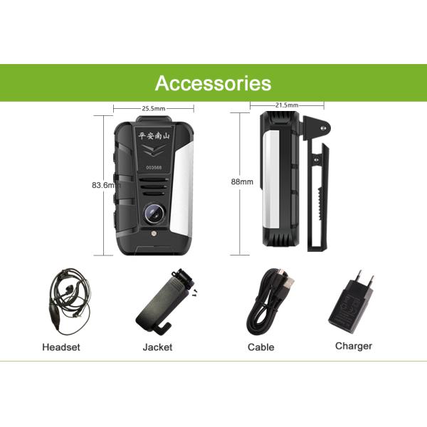 Водоустойчивой мини несенные полицией в реальном времени камеры тела 8MP