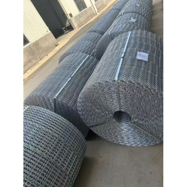Durable Eight Lines Welded Galvanized Wire Pipeline Reinforced Mesh For Oil And Gas