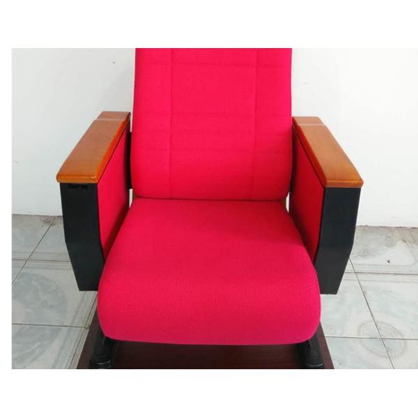 Fabric Cover Sound Absorbing Conference Room Chairs hall chairs with Writing Pad