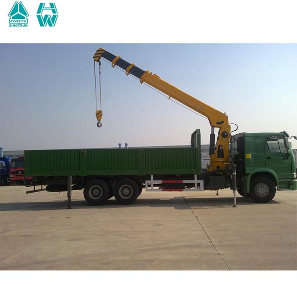 Sinotruk Heavy Duty HOWO 6x4 truck mounted crane with cargo body