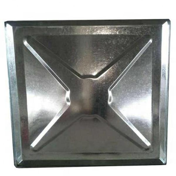 Non Toxic 100 Lit Water Tank Galvanized Steel Square Water Container 70mm Dia