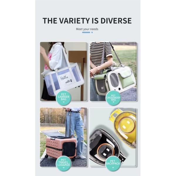 Portable Pet Carrier Bag Canvas Cat Shoulder Bag Carrier Outdoor