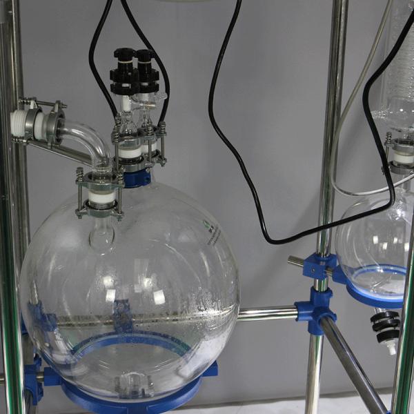 Reator de vidro químico 50L da concentração Jacketed para a destilação da química