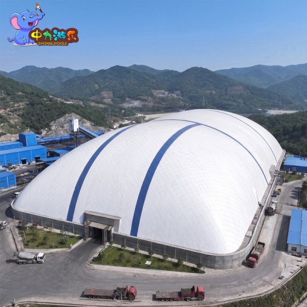 Negative Pressure Soil Remediation Air Dome Tent with VOC Filtration System &