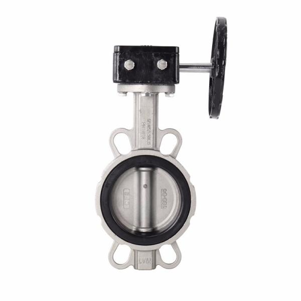 6 Inch Gearbox Stainless Steel EPDM Seat Butterfly Valve for Water Industrial Usage