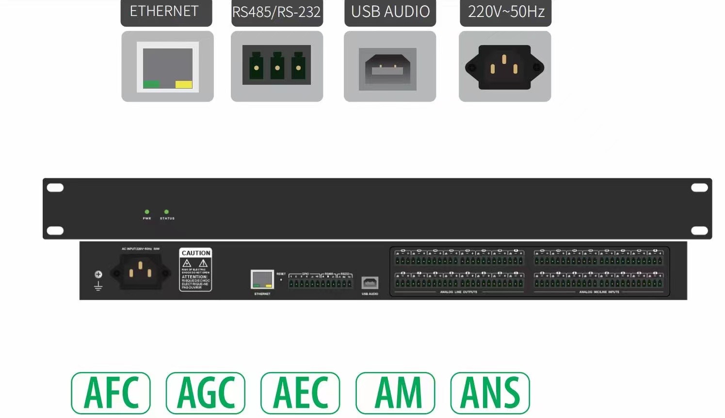 Цифровая обработка сигнала Dante Audio Controller Реальная обработка звука в режиме реального времени