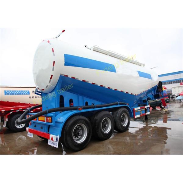 50 Cm Dry Bulk Carriers Bulk Cement Tanker Trailer , Cement Tank Trailer