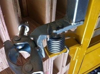 Industrial Scaffold Ladder Spring Close Safety Gate With Powder Coated