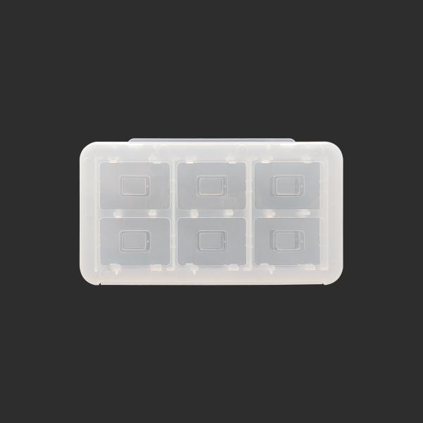 Double-Sided 12 Slots Portable Plastic Game Card Case for Nintendo Switch 2