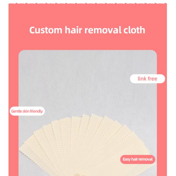 Tiras de cera depilatoria de tejido no tejido para depilación OEM ODM