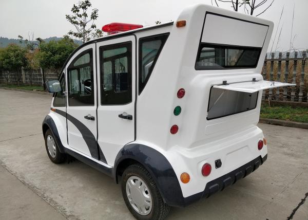 R12 Vacuum Tire Light Weight Electric Patrol Car With Rear LED Screen