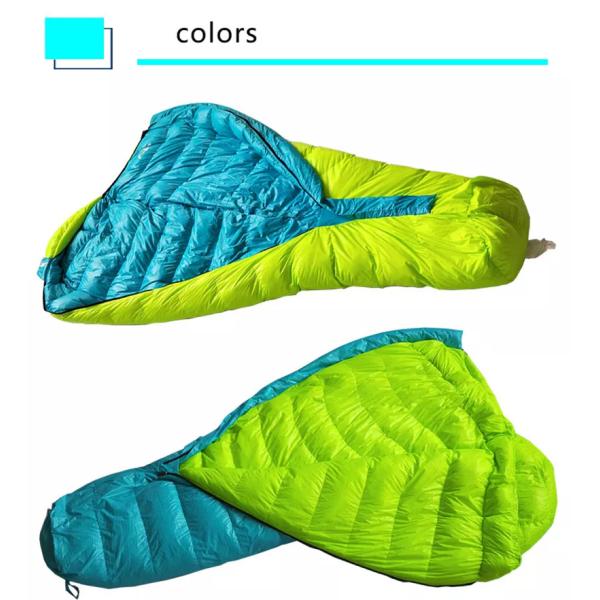 Ultralight гусыня вниз с на открытом воздухе портативной машинки спальных мешков многофункциональной