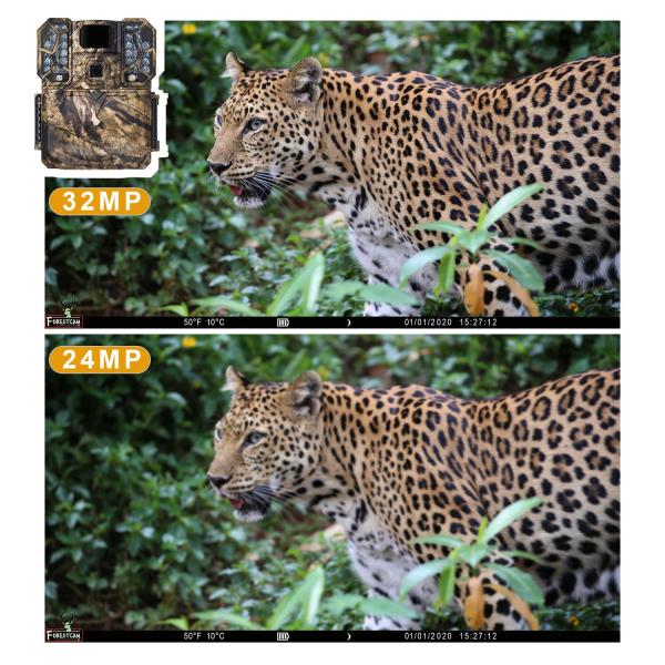 камера следа звероловства живой природы 60fps 32MP Bluetooth 4K FHD 1080P