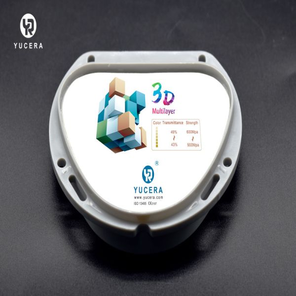 Yucera Dental 3D-Plus Zirconia AG System Cad Cam Dental Zirconia Bloque Para Lab