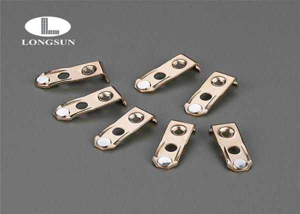 Silver Copper Alloy Electrical Riveting Accessories / Contact Parts For Relays