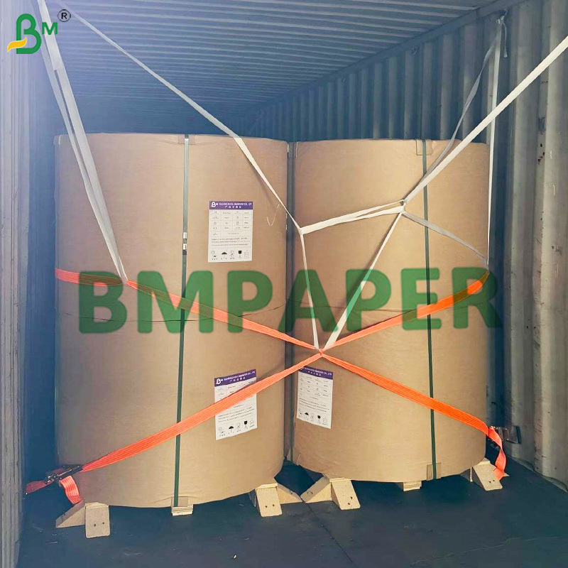 Custom Printed Brown PE Coated Kraft Paper For Food Bags, Liners