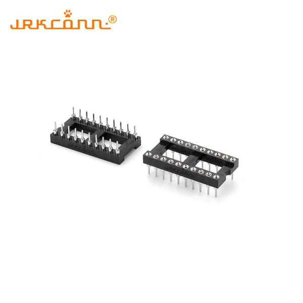 Female Socket H=3.0mm Straight DIP Machined Pin IC Sockets For PCB Mount