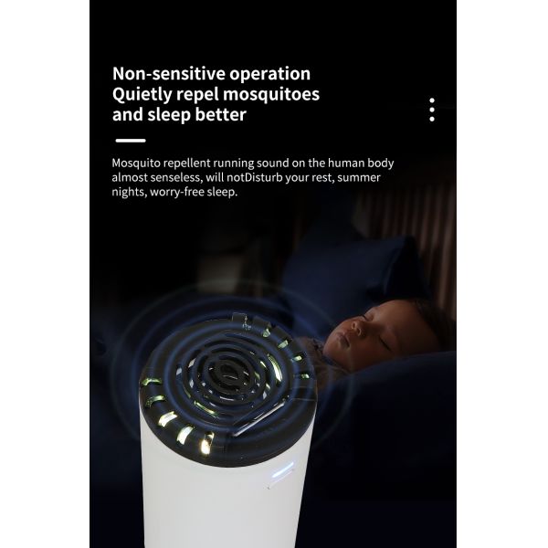 Home Outdoor 10W Ultrasonic Portable Mosquito Repeller Quiet Operation With Luminous Light