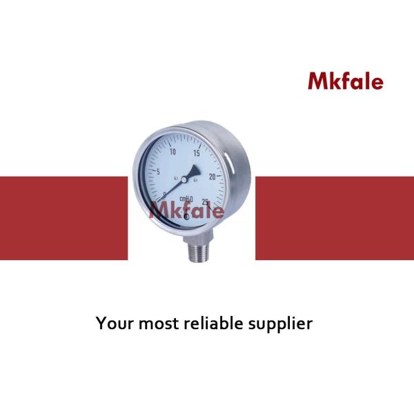 2 манометр нержавеющей стали 4 дюймов жидкостный, сухой тип манометр воды цифров