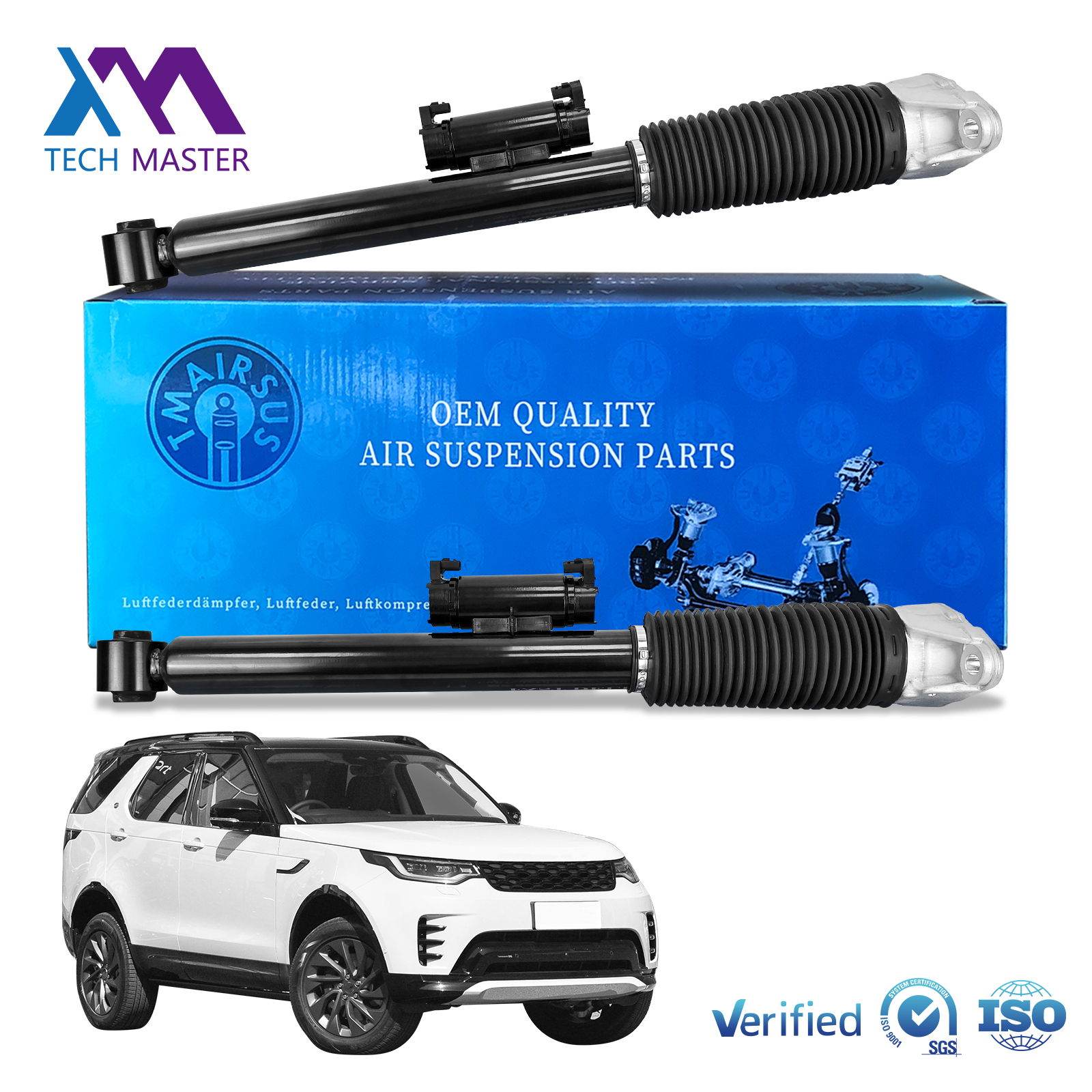LR114052 Rear Shock Absorber with EDC for Range Rover Evoque L551 Coil Spring Shocks Automotive Parts Suspension Systems Kit New