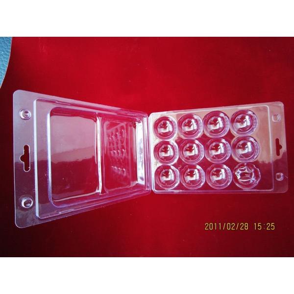 12 packs golf ball blister packaging tray clear transparent folded packaging