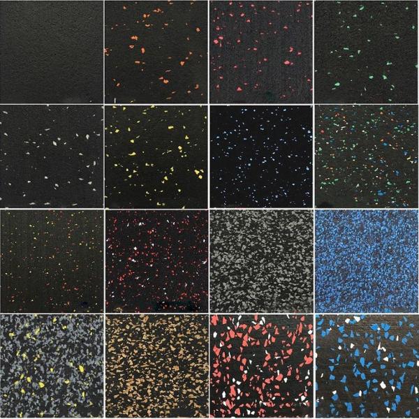 Черный резиновый напольный ролик для нетоксичного тренажерного коврика в Crossfit Fitness Sport Place