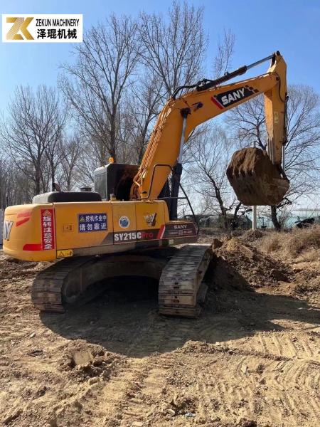 2017 Sany SY215C Pro Excavator 1.2M³ Bucket Capacity Used Sany Excavator