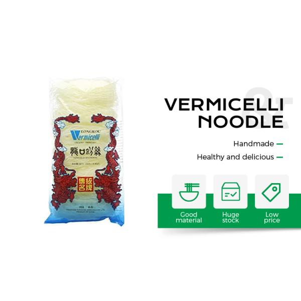 Bright Light Crystal and Clear Longkou Rice Vermicelli 250 G Rice Noodle Organic and Healthy Vermicelli Longkou